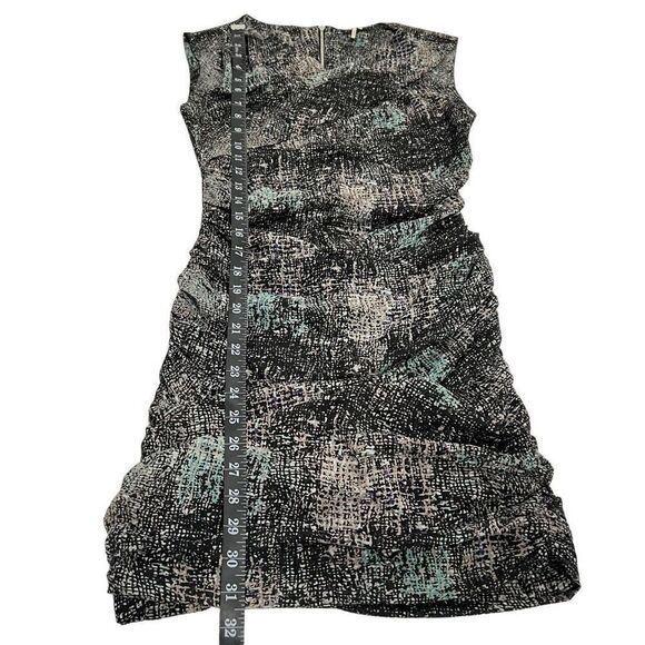 Iro Ruched Side Shift Dress Multicolored Abstract Print Sleeveless Size XSmall - Picture 7 of 10